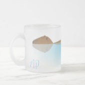 Capybara & Initialen Frosted Mok (Links)