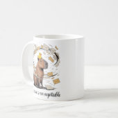 Capybara Innerlijke Vrede Mok - Grappige Kantoor K (Voorkant links)