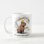 Capybara Innerlijke Vrede Mok - Grappige Kantoor K (Links)