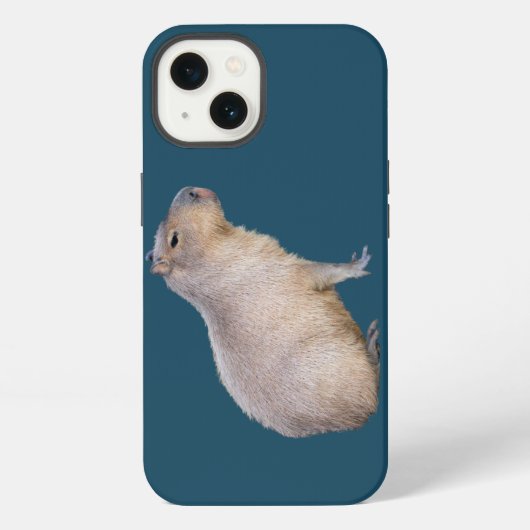 Capybara iPhone Hoesje (Achterkant)