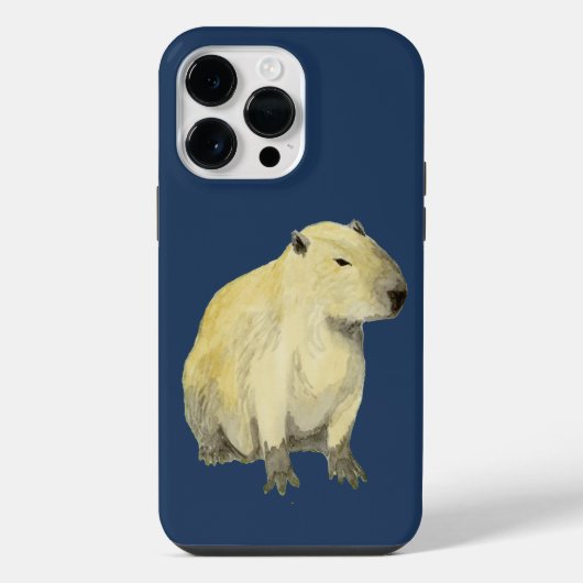 Capybara iPhone Hoesje (Achterkant)
