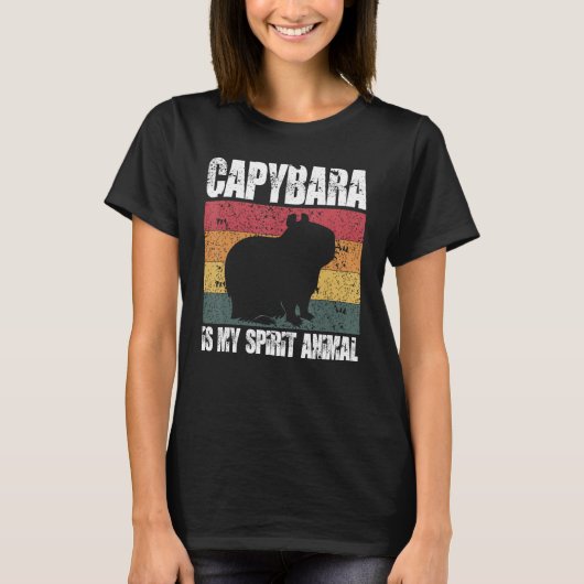 Capybara is het Shirt van mijn beest Capybara pet (Voorkant)