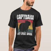 Capybara is het Shirt van mijn beest Capybara pet  (Voorkant)