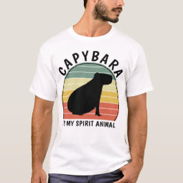 Capybara is mijn gedistilleerde diertje t-shirt