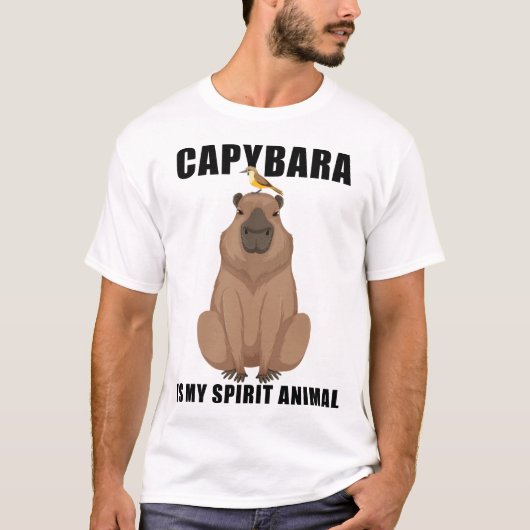 Capybara is mijn gedistilleerde diertje t-shirt (Voorkant)