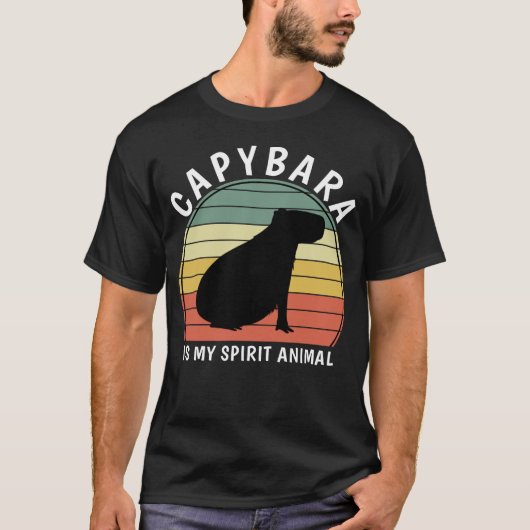 Capybara is mijn gedistilleerde diertje t-shirt (Voorkant)