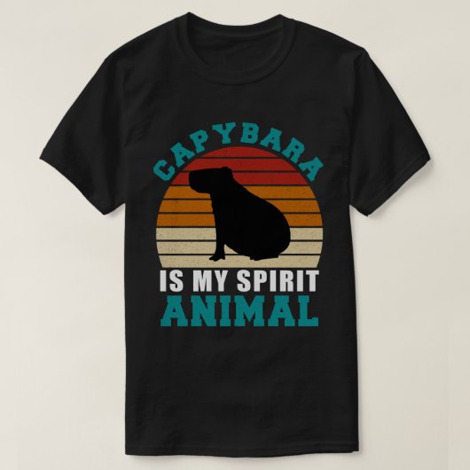 Capybara is mijn Spirit Animal T-shirt (Design voorkant)