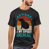 Capybara is mijn Spirit Animal T-shirt (Voorkant)