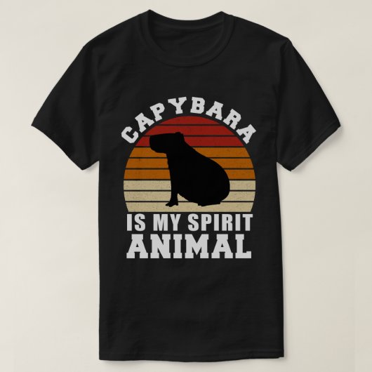 Capybara is mijn Spirit Animal T-shirt (Design voorkant)