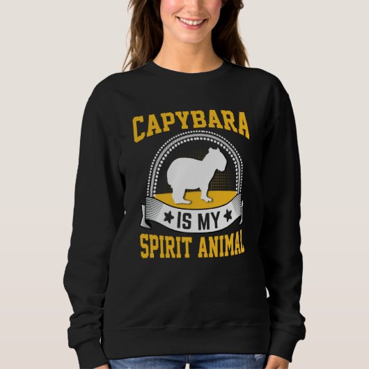 Capybara Is My Spirit Animal Trui (Voorkant)