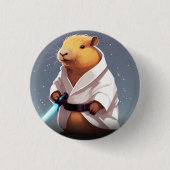 Capybara J Ronde Button 3,2 Cm (Voorkant)