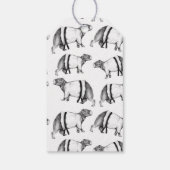 Capybara Karate Cadeaulabel (Achterkant)