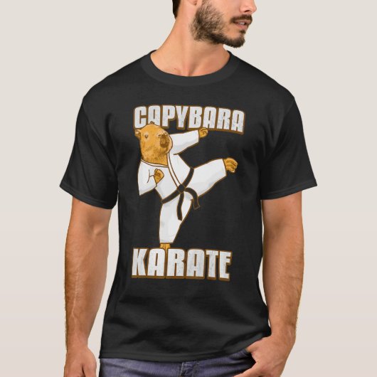 Capybara Karate Gi T-shirt (Voorkant)