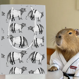 Capybara Karate Medium Cadeauzakje