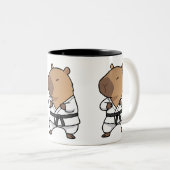 Capybara Karate Mok | Grappige Martial Arts Koffie (Voorkant rechts)
