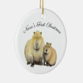 Capybara Keramisch Ornament (Rechts)