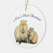 Capybara Keramisch Ornament (Links)