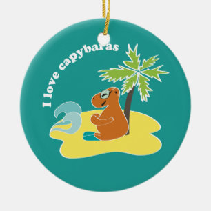 Capybara Keramisch Ornament
