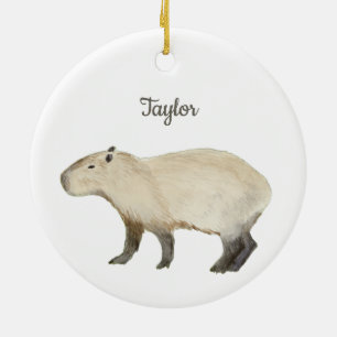 Capybara Keramisch Ornament