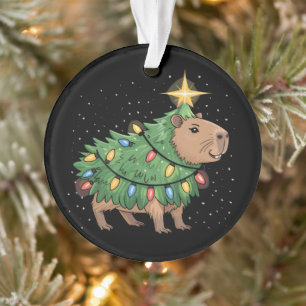 Capybara Kerstcadeaus Capy Grappige Kerstboom Ornament