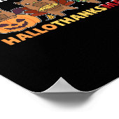 Capybara Kerstmis Halloween kostuum Happy Halloth Poster (Hoek)