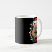 Capybara Kerstmis Koffiemok (Voorkant rechts)
