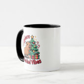 Capybara Kerststemming Kersthumor Mok (Voorkant links)