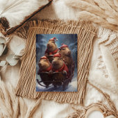 Capybara Kerstvakantie Capy Kaart