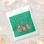 Capybara Kerstverlichting Verjaardagsfeestje Bedankzakje (Geknipt)