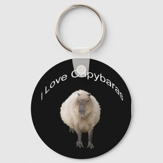 Capybara Keyring Sleutelhanger (Voorkant)