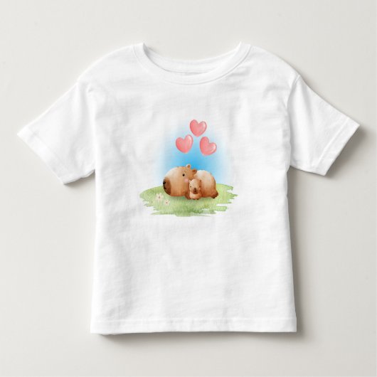 Capybara Kinder Shirts (Voorkant)