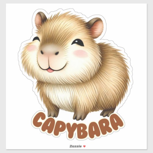 CAPYBARA - KINDERKAMER STICKER (Vel)