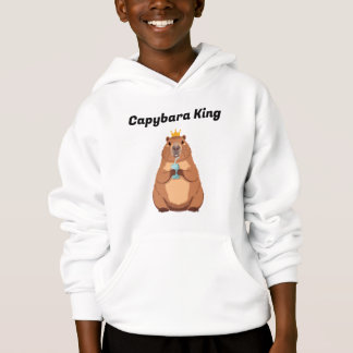 Capybara King Kids-trui – Knuffelige dier hoodie