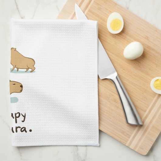 Capybara Kitchen Towel Theedoek (Quarter Fold)