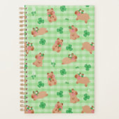 Capybara Klaver Groen Planner (Voorkant)