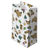 Capybara Klein Cadeauzakje (Achterkant Gekanteld)