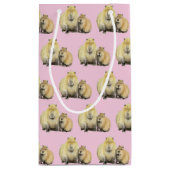 Capybara Klein Cadeauzakje (Achterkant)