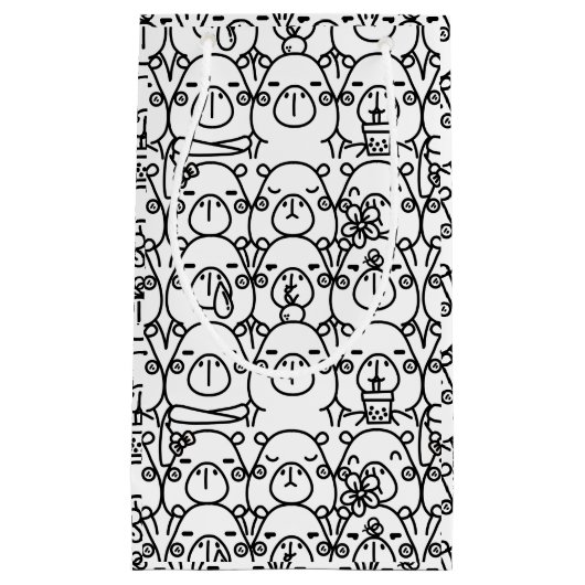 Capybara Klein Cadeauzakje (Voorkant)