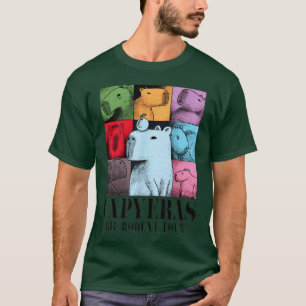 Capybara Kleur Concertour Cute Dieren jongen T-shirt