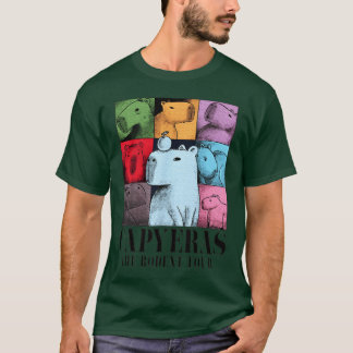 Capybara Kleur Concertour Cute Dieren jongen T-shirt