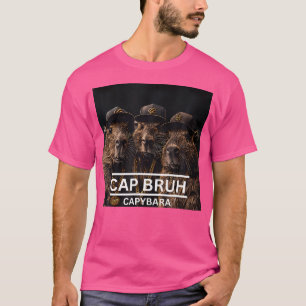 Capybara Knaagdier Retro 90's RB Hip Hop Rap Band  T-shirt