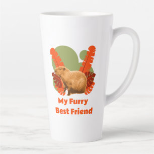 Capybara Knuffel Beste Vriend Tropisch Dier Latte Mok