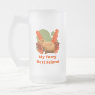 Capybara Knuffel Beste Vriend Tropisch Dier Matglas Bierpul