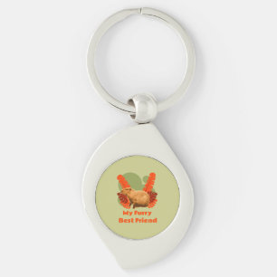 Capybara Knuffel Beste Vriend Tropisch Dier Sleutelhanger