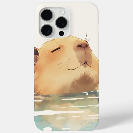 Capybara Koelt Af Case-Mate iPhone Case (Achterkant)