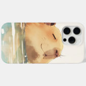 Capybara Koelt Af Case-Mate iPhone Case (Achterkant (horizontaal))