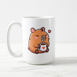 Capybara koffie liefde koffiemok