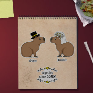 Capybara koppels sticker