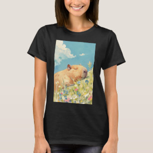 Capybara Krachtige Power Nap T-shirt