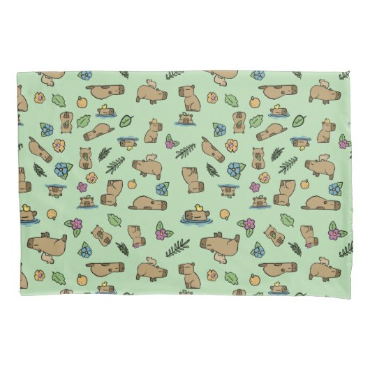 Capybara Kussensloop (Voorkant)